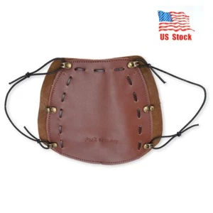 PMZ Archery Brown Cowhide Arm Guard Protector for Practice - Picture 1 of 5