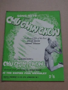 Gloria Nord - Song Hits From Chu Chin Chow On Ice 1953 song book - Picture 1 of 2