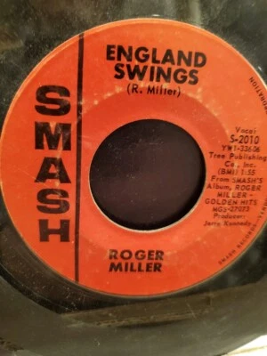 ROGER MILLER 7" 45 RPM "England Swings" & "Good Old Days" VG Condition - Image 1 of 4