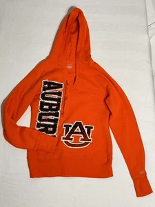 Soffe Auburn Tigers Univer Hooded Sweatshirt Womens Medium Orange Pullover NCAA - Picture 1 of 2