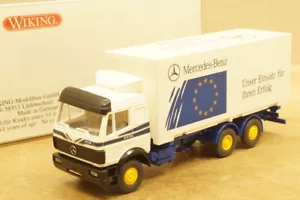 Ho 1:87 WIKING Somo Werbemodell MB Atego 2538 Scambiare il Corpo " Nostro Uso " - Foto 1 di 10