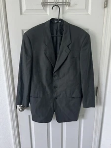 Giorgio Armani Blazer Houndstooth Wool Cashmere Sport Coat Jacket Geometric - Picture 1 of 6