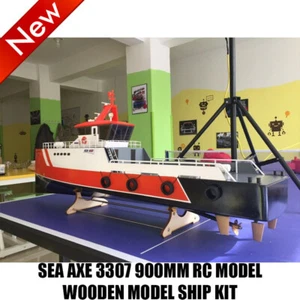 Sea Axe 3307 900mm Rc Model Wooden Model Ship Kit DIY Assembly Model Hot - Picture 1 of 12