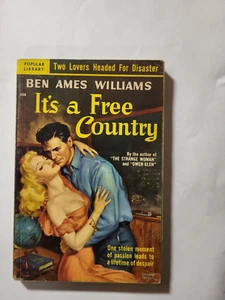 Its a Free Country by Ben Ames Williams 1951 Popular Library Paperback - Picture 1 of 8