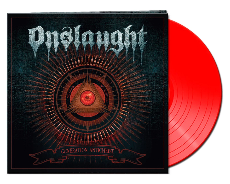 ONSLAUGHT - GENERATION ANTICHRIST, 2022 EU LIMITED EDN RED vinyl LP, SEALED! - Image 1 of 1