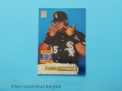 1994 Topps Stadium Club Superstar Sampler Frank Thomas #285 Chicago White Sox - Image 1 of 2