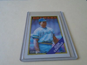 1988 OPC BASEBALL CARD / 362 JUAN CASTILLO Milwaukee Brewers O-PEE-CHEE - Picture 1 of 2