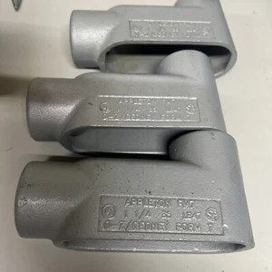 Menge 3 Appleton LB47 1-1/4" Grayloy FM7 Leerrohr Gehäuse - Bild 1 von 2