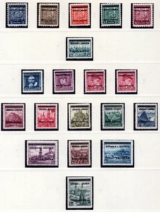 GERMANY 1939-1944 CZECHOSLOVAKIA OCCUP. BOHEMIA MORAVIA SC. #1-89 & POSTAGE DUES - Picture 1 of 10