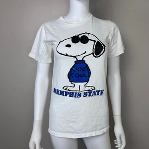 Vtg 1970s 1980s Joe Cool Memphis State University T-Shirt 70s 80s Artex Snoopy - Picture 1 of 7