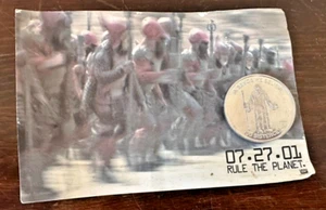 Vintage Planet der Affen Regel 100 Schwestern Tolken & Promo Karte 27.07.01 #S - Bild 1 von 2