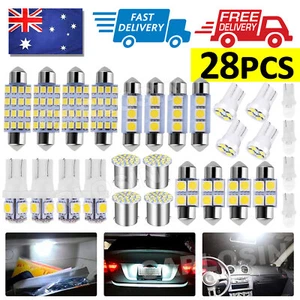 28PCS Car Interior LED Light Bulbs For Map Dome License Plate Lamp Kit AU STOCK - Picture 1 of 12
