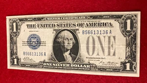 1928 ONE DOLLAR SILVER CERTIFICATE FUNNY BACK NOTE - Picture 1 of 2