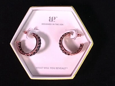 Bomb Party Earrings ER66890 “Cherished Whispers” Black Onyx Cubic Zirconia - Image 1 of 4