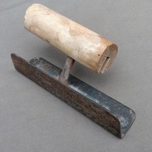 Vintage japanische Putzkelle Kirituke runde Kante 155 mm Kaneta 75 gebraucht Werkzeug - Bild 1 von 10