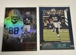 Cee Dee Lamb 2020 Rookie Lot Ilusions & Playbook 2 Cards Cowboys NFL - Bild 1 von 10