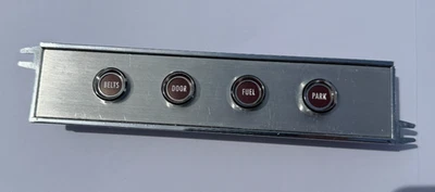 1967(late) thru 1968 Ford Mustang Convenience Group Bezels & Lenses (New) - Image 1 of 4