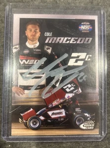 2025 Cole Macedo World Of Outlaws Trading Card #10 handsigniert - Bild 1 von 2