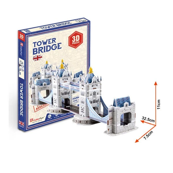 Cubic Fun - 3D Puzzle Tower Bridge London England Small - Image 1 of 3