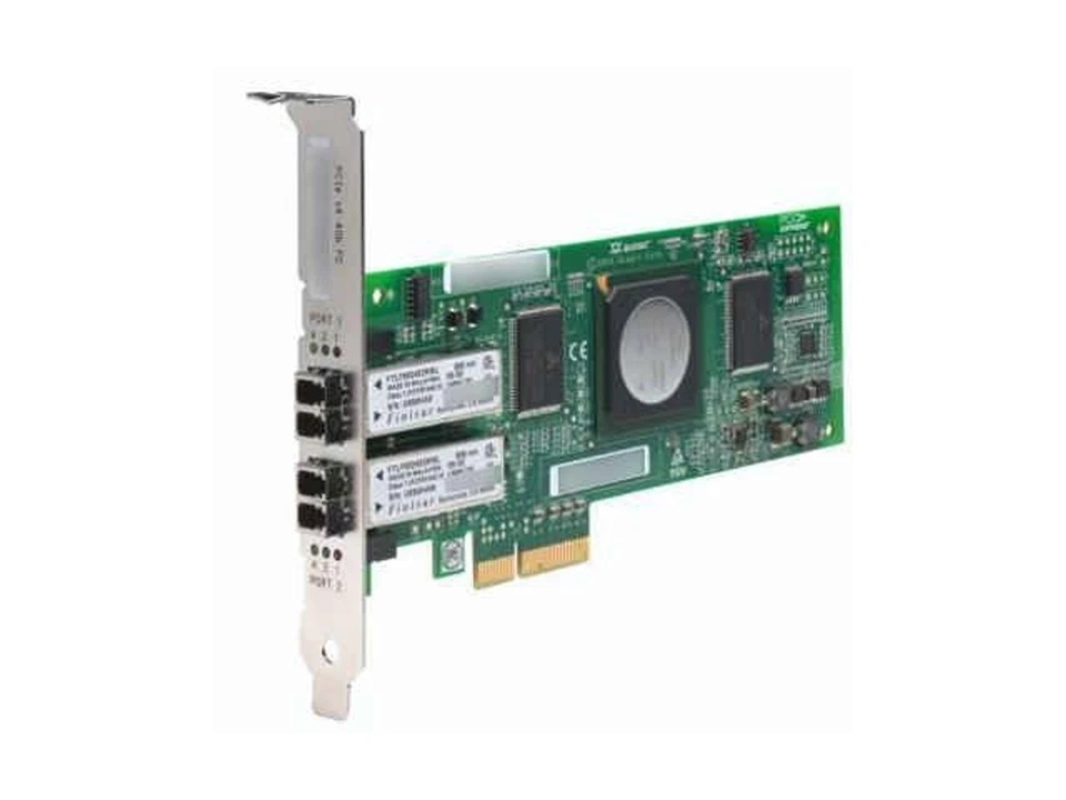 HP Qlogic Dual 4GBps PCI-E HBA Host Bus Adaptor Fibre FC 4Gb AE312A 407621-001 - Image 1 of 1