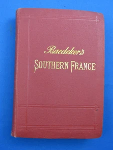 Southern France Including Corsica  Baedekers 1907 Complete Maps & Plans - Picture 1 of 5
