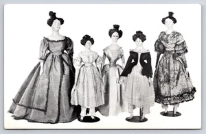 Milliners' Models Puppen Shelburne Museum Vermont Antik RPPC - Bild 1 von 2