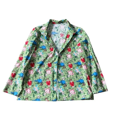 Vintage Golden Girls Blazer Jacket Women's Size L 46 Green Handmade Betty White - Image 1 of 4