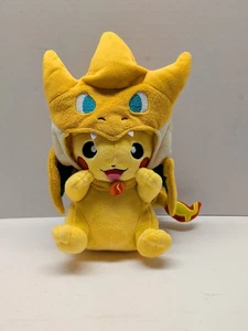 Pokemon Center Original Mega Tokyo Charizard Poncho Pikachu Plush Doll 2014 - Picture 1 of 9