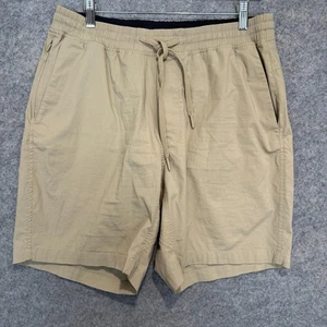 Lululemon Bowline Shorts Mens Large 8" Inseam Linerless Stretch Beige Drawstring - Picture 1 of 10
