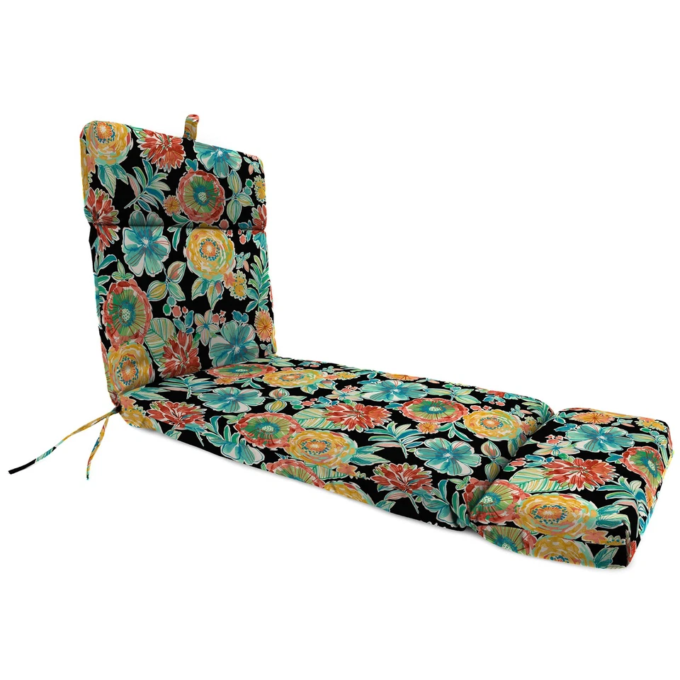 72 x 22 дюйма подушка для шезлонга на открытом воздухе с завязками и петлей - Изображение 1 из 1