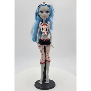 Monster High Puppe Ghoulia Yelps 10,5 Zoll groß blau rot tot müde Zubehör - Bild 1 von 12
