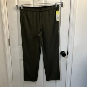 NWT All In Motion Men’s Athletic Pull On Drawstring Pants Olive Green Size L30 - Picture 1 of 24