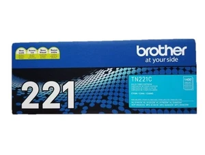 Cartuccia toner ciano originale Brother TN-221C - NUOVA/SIGILLATA - Foto 1 di 1