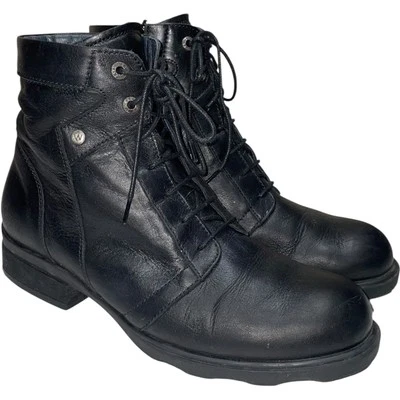 Botas de Combate WOLKY Cuero Negro Talla: EU 40 / US 9 Foto 1 de 4