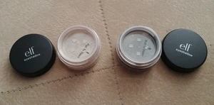 Lot 2 ELF Mineral Shimmer Loose Eyeshadow Powder Pot Shade Color Beige Tan Gray - Picture 1 of 19