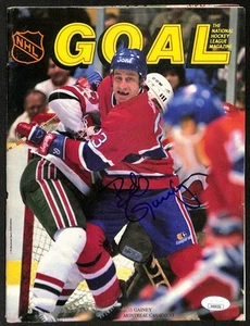Bob Gainey Montreal Canadiens Firmado Red Wings vs. Canadiens Programa JSA 197135 - Imagen 1 de 2