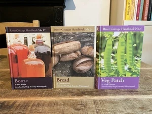 RIVER COTTAGE HANDBOOKS, BREAD, BOOZE & VEG PATCH Hbk - Picture 1 of 2