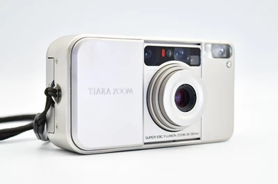 ⏯️[Excellent+5] Fujifilm Tiara Zoom 35mm Camera Super EBC silver from Japan - Image 1 of 4