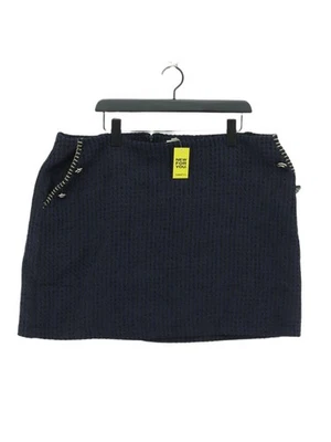 Monsoon Women's Mini Skirt UK 22 Blue 100% Polyester Short Mini - Image 1 of 4
