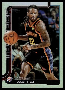 Tablero de aluminio Topps Rainbow #119 Cason Wallace 2025-26 - Imagen 1 de 2
