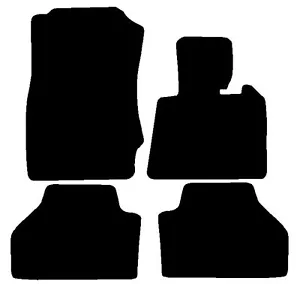 Fits BMW X3 F25 2011-2017 Black Luxury Velour Tailored Car Mats Hitech - Picture 1 of 6