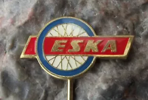 Vintage ESKA Fahrrad Motorrad Fabrik Firma Logo Fahrrad Radstift Abzeichen - Bild 1 von 2