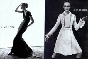 2005 J.Mendel Caroline Trentini fashion 4-page MAGAZINE AD - Picture 1 of 2
