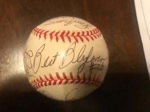 Minnesota Twins signed baseball w/ multiple signatures Blyleven Mele Battey LOA - Picture 1 of 5