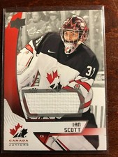 2019 UPPER DECK TEAM CANADA JUNIORS JERSEY #39..IAN SCOTT