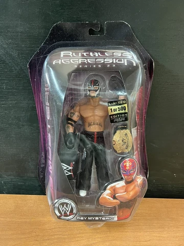 WWE Ruthless Aggression Rey Mysterio Series 23 1 Of 500 Jakks 2006 Cover