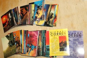 RICHARD CORBEN SET OF 90 CARDS - COMIC IMAGES 1993