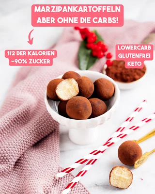 Marzipankartoffeln von Soulfood LowCarberia 100g I Ohne Zuckerzusatz - Bild 1 von 4