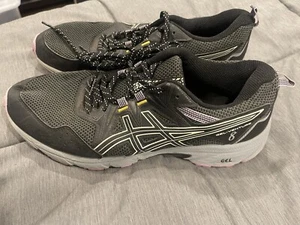 ASICS Women’s GEL-Venture 8 W - Size 11 Black Purple - Picture 1 of 7