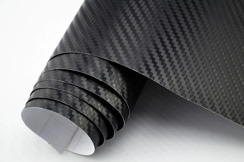 3D Carbon Folie schwarz - blasenfrei 100 x 152cm Klebefolie Carbon Optik aussen - Bild 1 von 1